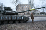Танк Т-64 Вооруженных сил Украины в Авдеевке, 19 февраля 2024 года