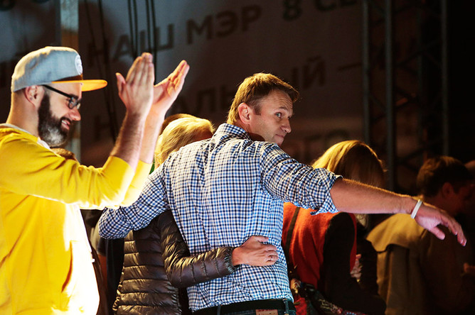 Оппозиционер Алексей Навальный не готов пока к несогласованным акциям протеста