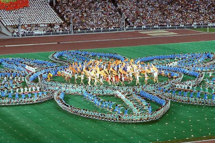 Торжественное закрытие московской Олимпиады