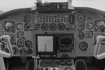 1971 год. Приборная доска со схемой расположения приборов в кабине пилота самолета Ту-154