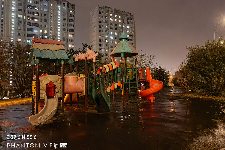 Фото ночью с&nbsp;основной камеры