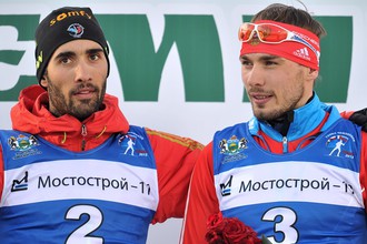 Мартен Фуркад и Антон Шипулин