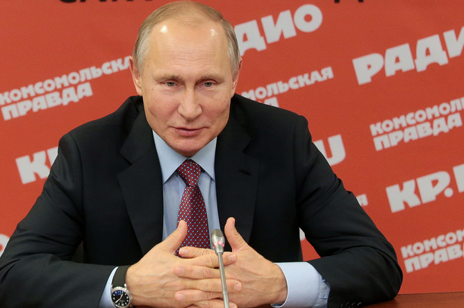 Владимир Путин на встрече с руководителями российских печатных СМИ и информационных агентств, 11 января 2018 года