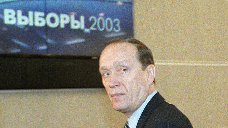 Председатель Центризбиркома Александр Вешняков, 8 декабря 2003 года