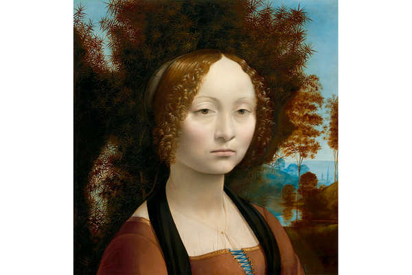 Леонардо да Винчи «Портрет Джиневры де Бенчи» (1474—1476)
