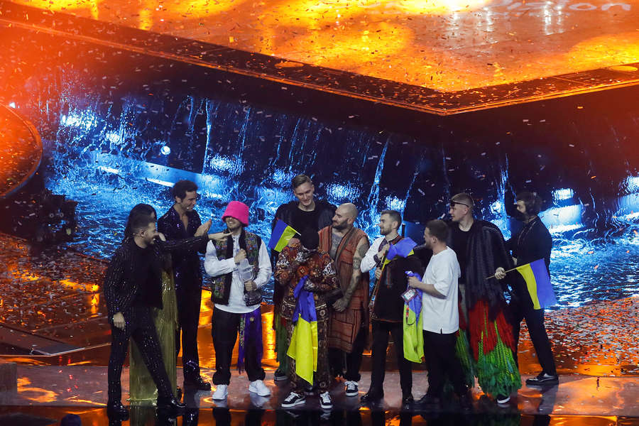 Победители Евровидения-2022 группа Kalush Orchestra (Украина)