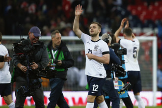Люк Шоу (№12) уже успел сыграть на чемпионате мира по футболу