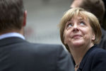 Канцлер Германии Ангела Меркель на экстренном саммите еврозоны в Брюсселе, 2015 год