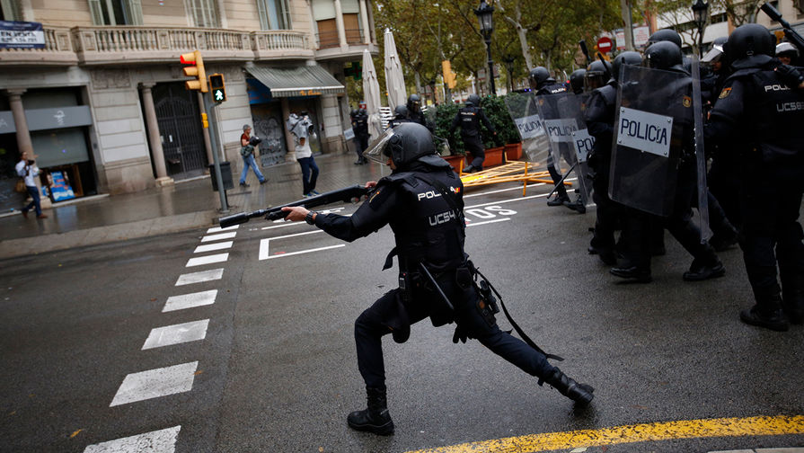 В&nbsp;день референдума в&nbsp;Каталонии в&nbsp;столкновениях с&nbsp;полицией пострадало более 400&nbsp;человек