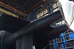 Атомная подводная лодка «Белгород» во время спуска на воду на АО «Производственное объединение «Севмаш» в Северодвинске, 23 апреля 2019 года