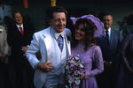 Джерри Ли Льюис и Керри Маккарвер в день свадьбы в Мемфисе, 1984 год