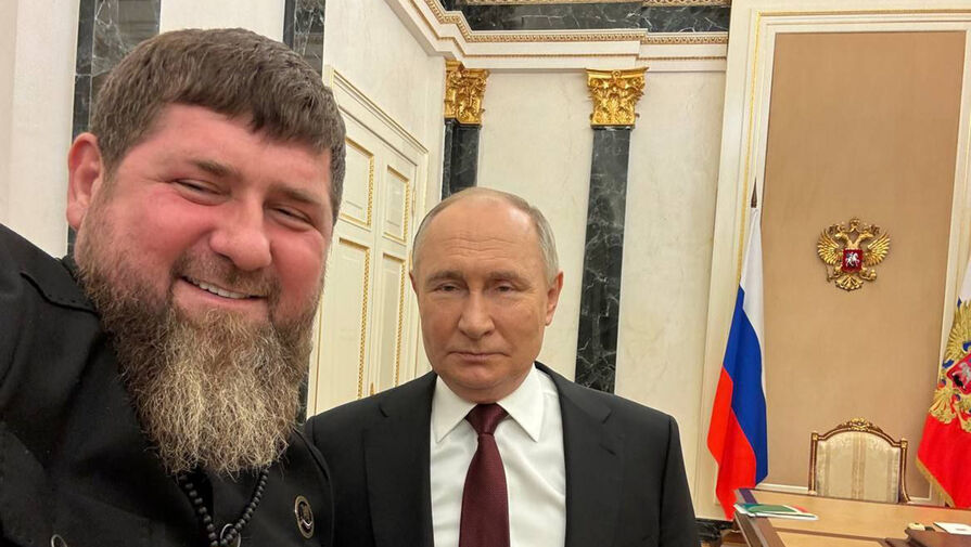 Кадыров посетил инаугурацию Путина