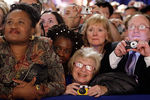 Жители США следят за церемонией инаугурации Барака Обамы