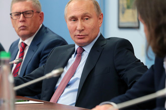 Владимир Путин на встрече с руководителями российских печатных СМИ и информационных агентств, 11 января 2018 года