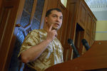 Глава самопровозглашенной ЛНР Валерий Болотов на пресс-конференции, 3 июня 2014 года