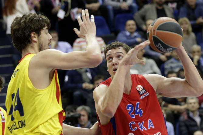 Баскетбольный ЦСКА обыграл в матче Евролиги «Барселону»