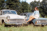 Автомобили ГАЗ-21 «Волга» и «Москвич-408», 1967 год