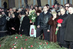 Похороны Анатолия Собчака на Никольском кладбище Александро-Невской лавры, 24 февраля 2000 года