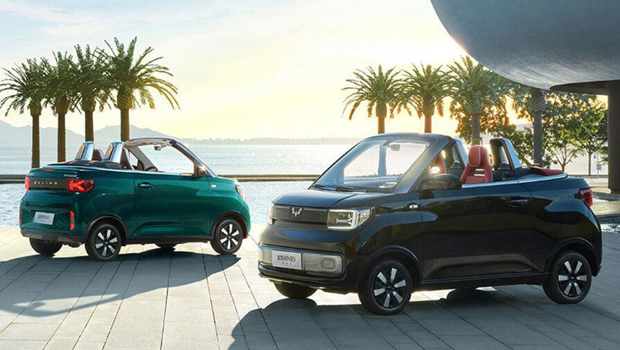 В России появились в продаже новые кабриолеты Wuling Mini EV
