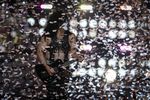 Пол Стэнли и группа KISS на сцене на шоу Fashion Rocks