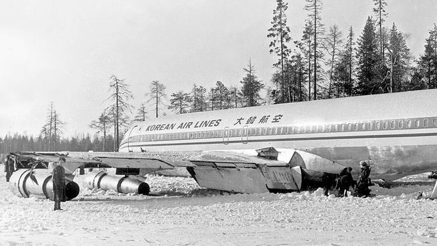 «Boeing 707» на озере Корпиярви, 21 апреля 1978 года, фото из архива УФСБ по РК