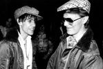 Игги Поп и Дэвид Боуи во время тура с альбомом «The Idiot», 1977 год