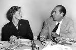 Ингрид Бергман с мужем — режиссером Роберто Росселлини, 1951 год
