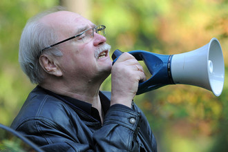 Владимир Бортко на съемочной площадке, 2010 год