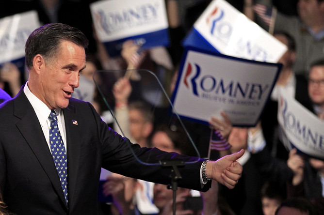 Митт Ромни выиграл праймериз в штате Нью-Гэмпшир