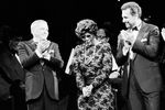 Фрэнк Синатра, Элла Фицджеральд и Пласидо Доминго на благотворительном концерте для Мемориального онкологического центра имени Слоуна, 1986 год
