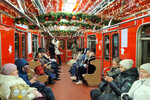 Новогодний поезд «Еж-3» на Таганско-Краснопресненской линии московского метро