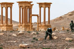 Российские саперы разминируют историческую часть сирийского города Пальмира
