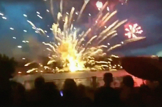 Последствия взрыва во время праздничного салюта в Минске, 4 июля 2019 года