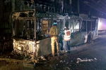 Сгоревший автобус в Алабяно-Балтийском тоннеле в Москве, 7 октября 2019 года