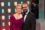Джоан Роулинг с мужем на вручении премии BAFTA Film Awards, 2017 год