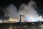Протестующие на улицах Алма-Аты, 4 января 2022 года