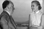 Альфред Хичкок и Грейс Келли, 1954 год