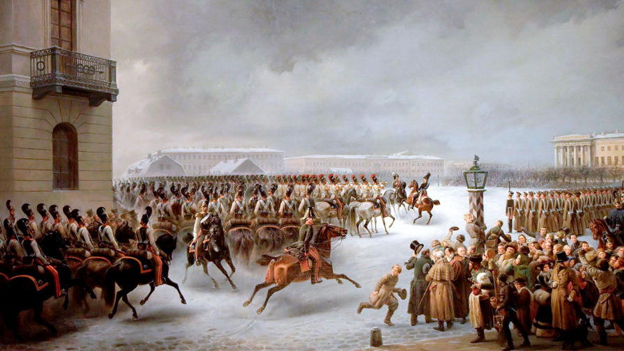 В.Ф. Тимм. «Восстание 14 декабря 1825 года» (создана в 1853 году)
