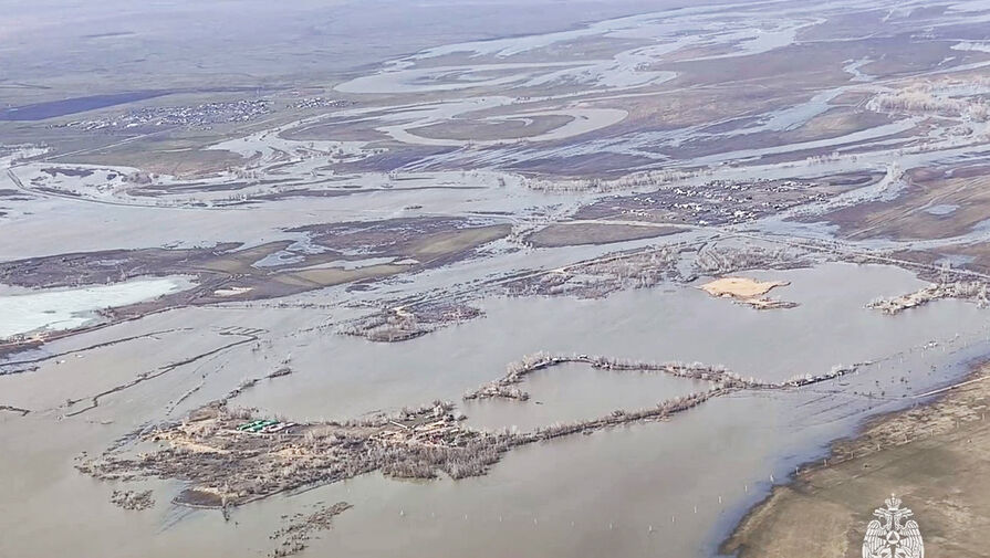 Уровень воды опустился ниже опасного в Оренбургской области