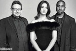 Люциан Грейндж, Лана Дель Рей и Канье Уэст на обложке Billboard в 2015 году, посвященном 100 главным деятелям музыкальной индустрии
