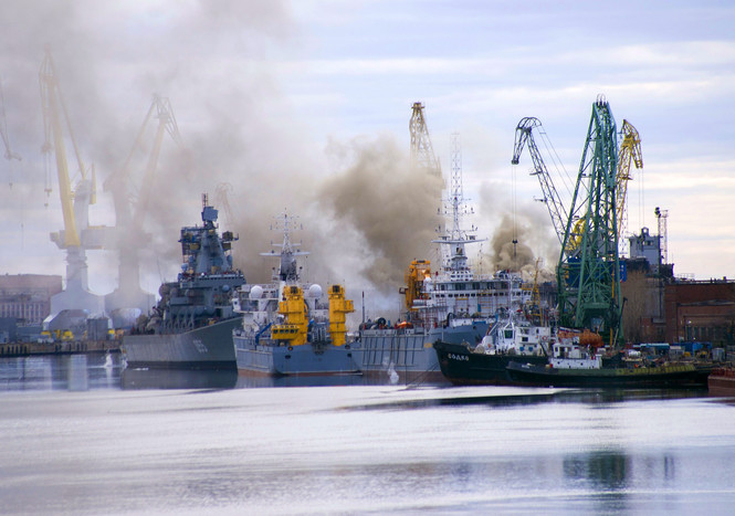 Пожар на&nbsp;атомной подводной лодке &laquo;Орел&raquo; в&nbsp;Северодвинске