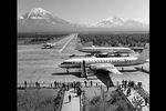 Самолеты Ил-18 в аэропорту Петропавловска-Камчатского, 1967 год