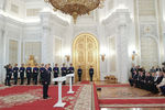 Президент России Владимир Путин во время церемонии вручения государственных премий за выдающиеся заслуги, 12 июня 2018 года