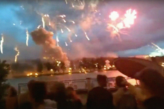 Последствия взрыва во время праздничного салюта в Минске, 4 июля 2019 года
