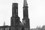 Разрушенная в результате бомбардировок Софийская церковь Дрездена, 1946 год