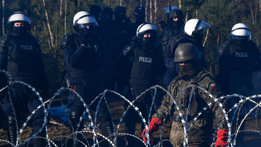 Пограничники Польши обвинили белорусских силовиков в использовании лазера