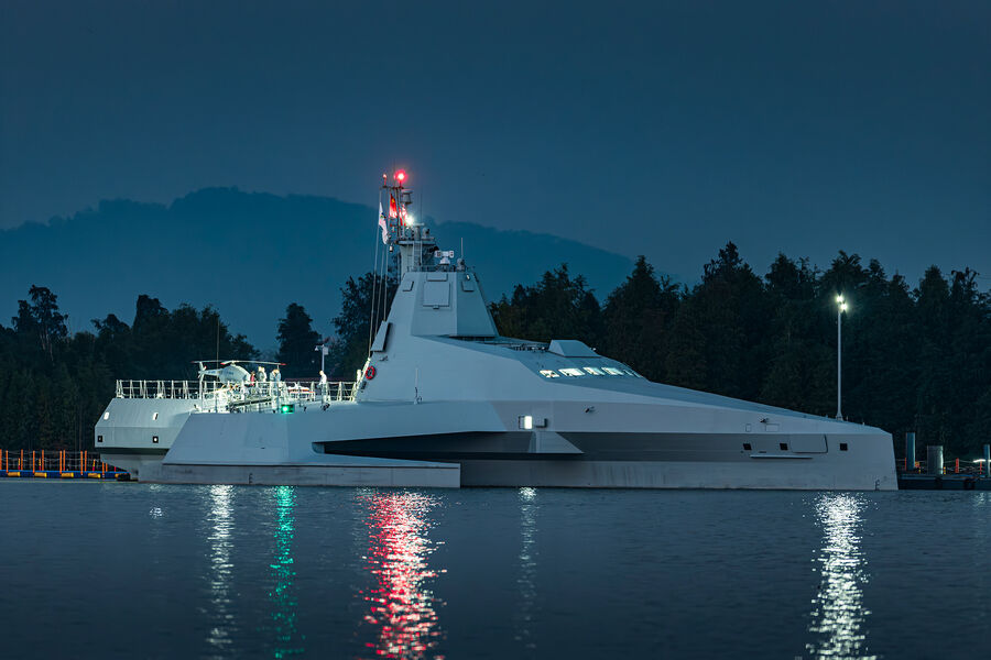 Китайский беспилотный надводный корабль JARI-USV-A на&nbsp;Международном аэрокосмическом салоне Airshow China 2024