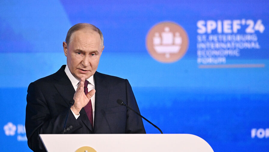 Путин упрекнул модератора ПМЭФ в том, что он 