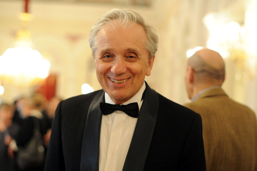 Евгений Стеблов во время торжественной церемонии вручения Национальной театральной премии &laquo;Золотая Маска&raquo;, 2012&nbsp;год