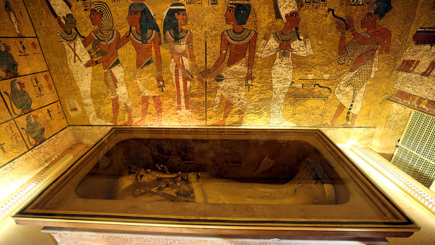 Саркофаг Тутанхамона в&nbsp;Долине Царей в&nbsp;Луксоре, 28&nbsp;ноября 2015&nbsp;года